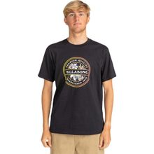 Billabong EBYZT00168 Siyah Rotor Fill Ss Erkek T-Shirt
