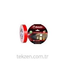 Bimeks Çift Taraflı 10 mt x 25 mm Extra Güçlü Köpük Montaj Bant