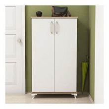 Bimossa Ceviz-Beyaz 120 cm Ayakkabılık Dolap