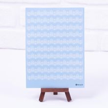 Bimotif A5 2 Sayfa Dantel Motifli Mavi Sticker Seti
