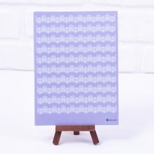 Bimotif A5 2 Sayfa Dantel Motifli Mor Sticker Seti