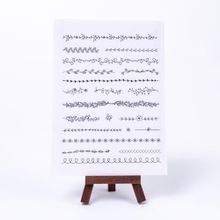 Bimotif A5 2 Sayfa Yaprak Şekilli Şeffaf Şerit Sticker Seti