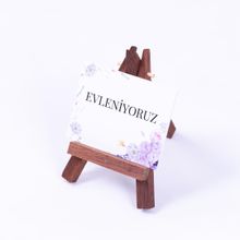 Bimotif Evleniyoruz 6.5x8.5 cm 10 Adet Tebrik Kartı