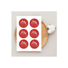 Bimotif T4169 7.8 x 7.8 cm 2 Sayfa Kalp Çubukları Sticker