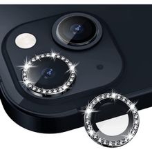 Binano iPhone 11-12-12 Mini Taşlı Siyah Kamera Koruyucu