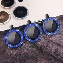 Binano iPhone 12 Pro Max Diamond Mavi Kamera Koruyucu
