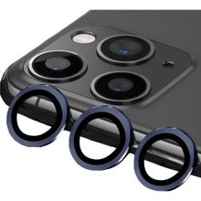 Binano iPhone 14 Pro-14 Pro Max Metal Ring Lacivert Kamera Koruyucu