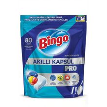 Bingo Akıllı Kapsül Pro 80 Adet Bulaşık Makinesi Tableti
