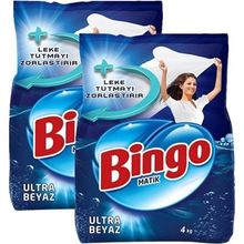 Bingo Matik Ultra Beyaz 4 kg Toz Çamaşır Deterjanı