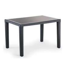 Bintaş Mobilya Antrasit Dış Mekan 120x80 cm Bahçe Masası