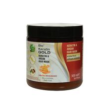 Bio Keratin Gold Argan Keratin Yağlı 500 ML Saç Bakım Maskesi