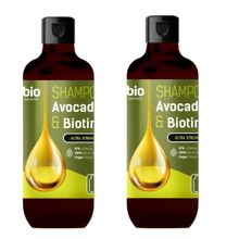 Bio Naturell 2x355 ml %97 Organik Avocado Oil Biotin Güçlendirici Şampuan