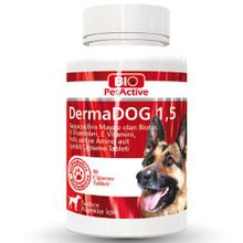 Bio PetActive Dermadog 1.5 Çinko 75 gr Sarimsaklı Mayası Tableti