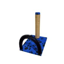 Bio Sand Pati Desenli Mavi Kedi Kaşıma ve Tırmalama Tahtası