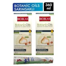 Bioblas Tüm Saç Tipleri İçin Botanic Oils Sarımsak Özlü 2x360 ml Şampuan