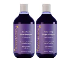 Biobotanica Turunculaşma Karşıtı Silver 2x500 ml Mor Şampuan