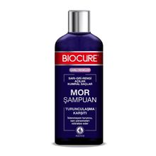 Bioder Biocure Turunculaşma Karşıtı Mor Sarı Gri Rengi Açılan Kumral Saçlar Için 400 ml Şampuan