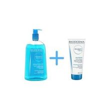 Bioderma Atoderm 1lt Shower Gel+Bioderma Atoderm 200 ml Cream