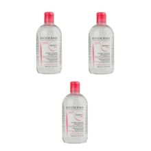 Bioderma Sensibio H2O 500 ml 3 adet Yüz Temizleme Suyu