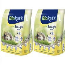 Biokat’s Extra 2x5 lt Pelet Eco Light İnce Taneli Bentonit Kokulu Kedi Kumu