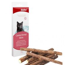 Bioline 5x10 gr Kedi Tartar Önleyici Catnip Dental Sticks