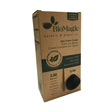 Biomagic 3.00 60 ml Koyu Kahve Organic Krem Saç Boyası