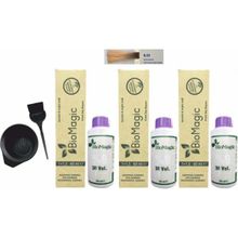 Biomagic Amonyaksız Organik Keratin + Argan Yağlı 8.03 Açık Karamel 3x60 ml Saç Boyası + 90 ml Oksidan + Boyama Seti