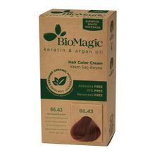 Biomagic No:66.43 Koyu Kumral Kızıl Bakır Doğal Saç Boyası