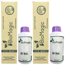 Biomagic No:8.72 Açık Küllü Kumral 2x60 ml Saç Boyası
