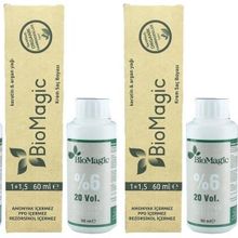 Biomagic Organik Amonyaksız Badem 77 78 4 Adet Saç Boyası+Oksidan