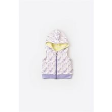 Biorganic Lila 61455 Baby Kız Bebek Fermuarlı Yelek