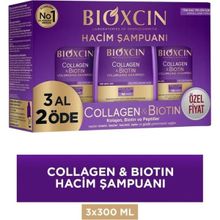 Bioxcin Collagen Biotin 3x300 ml Saç Dökülmesine Karşı Şampuan
