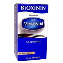 Bioxcin Forte 60 ml Minoksidil 5 Deri Spreyi