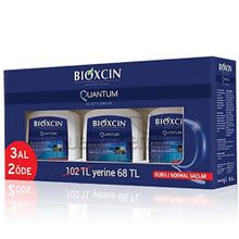 Bioxcin Quantum Yağlı Saçlar 3x300 ml Şampuan