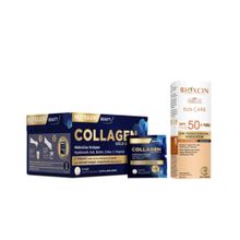 Bioxcin Sun Care Kuru Ciltler İçin Renkli SPF50+ 50 ml Güneş Kremi + Nutraxin Beauty Collagen 10000 mg 30 Saşe