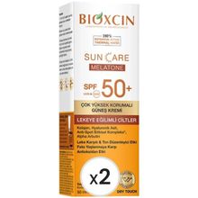 Bioxcin Sun Care Melatone Leke Eğilimli Renkli SPF 50 2x50 ml Güneş Kremi