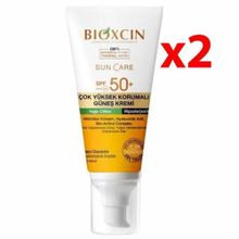 Bioxcin Sun Care SPF 50+ Çok Yüksek Korumalı Yağlı Ciltler İçin 2x50 ml Güneş Kremi