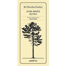 Bir Filozofun Dizeleri - Jean Marie Guyau