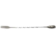 Biradlı BRD-682 Çatallı Burgulu Altın 33 cm Bar Kaşık