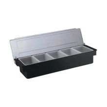 Biradlı BRD-H10311 50x16x9 cm 5'li Polikarbon Kapaklı Bar Konteyner