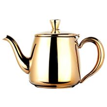 Biradlı GRV-254 550 mm Altın Çelik Kahve ve Çay Potu