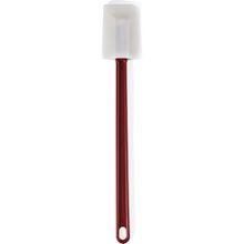 Biradlı Kırmızı 38 cm Silikon Yanmaz Spatula