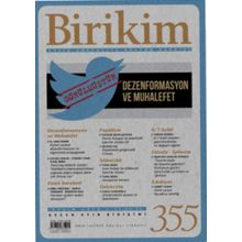 Birikim Dergisi Sayı: 355 - Kolektif