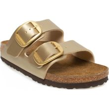 Birkenstock Arizona BF Altın Çift Toka Kadın Terlik