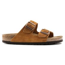 Birkenstock Arizona Soft Footbed 1009526 Mink Vizon Süet Unisex Çift Bantlı Terlik