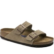 Birkenstock Arizona Soft Footbed 951303 Taupe Vizon Süet Unisex Çift Bantlı Terlik