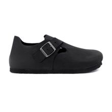 Birkenstock London Leoi 166541 Unisex Sandalet Siyah