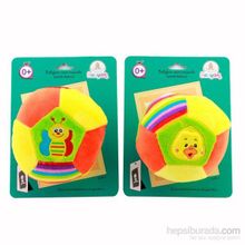 Birlik Oyuncak Çıngırak Top 2 Model 10 Cm - Renkli