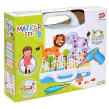 Birlik Toys URT014-001 3D Eğitici Matkap Seti Hayvanlar