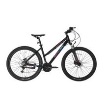 Bisan Athena 26V 43 cm Parlak Siyah Mavi Mor Kadın Dağ Bisikleti